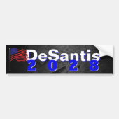 DeSantis 2028 sur Black Rock Bumper Sticker (Devant)