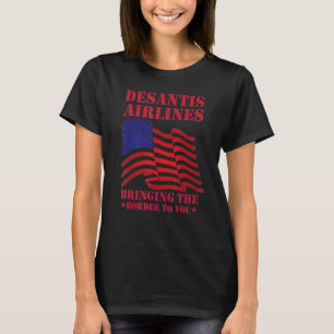 Desantis Airline brengt de grens naar je Martha T-shirt