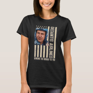 Desantis Airline brengt de grens naar je Martha T-shirt