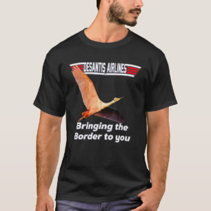 Desantis Airline brengt de grens naar je Vloeibaar T-shirt