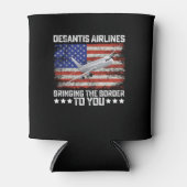 Desantis Airlines brengt de grens naar jou Blikjeskoeler (Voorkant)