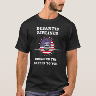 DeSantis Airlines Politiek Meme Ron DeSantis 3 T-shirt