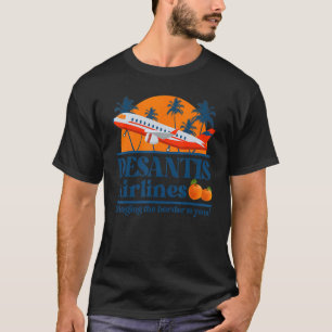 DeSantis Airlines-politiek thema Ron DeSantis Gov T-shirt