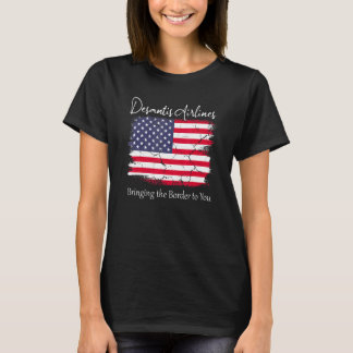 DeSantis Airlines-politiek thema Ron DeSantis Usa T-shirt