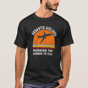 DeSantis Airlines T-shirt Funny Political Meme 