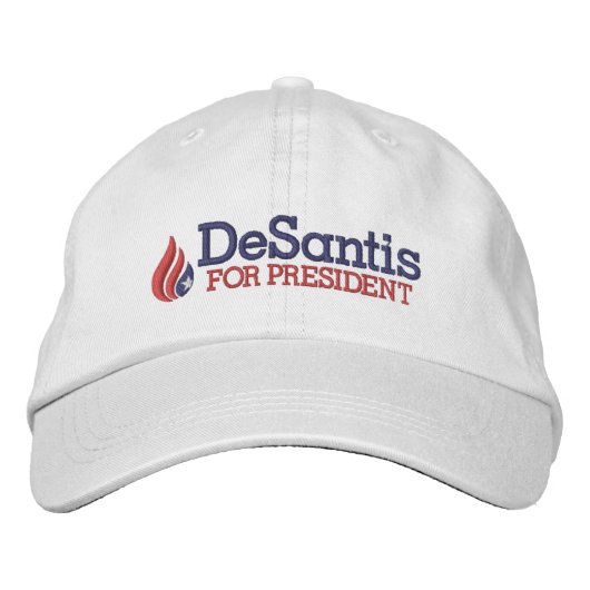 DeSantis for President Geborduurde Pet (Voorkant)