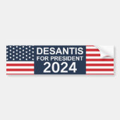 DeSantis voor President 2024 Bumpersticker (Voorkant)