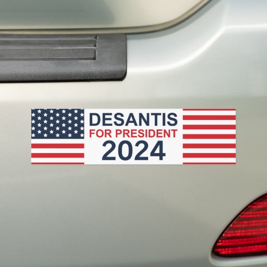 DeSantis voor President 2024 Bumpersticker (Op auto)