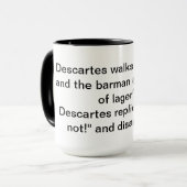 Descartes Joke Mok (Voorkant links)