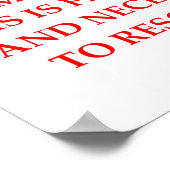 DESCARTES-offerte Poster (Hoek)