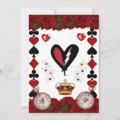 Descendants rise of red custom birthday invitation (Dos)