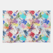 Descendre à Horse Races Serviette de cuisine (Horizontal)