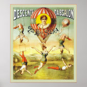 Descente d'Absalon ~  Circus Poster (Voorkant)