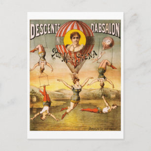 Descente d'Absalon par Miss Stena Briefkaart