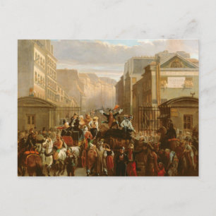 Descente de la Courtille", Belleville Briefkaart