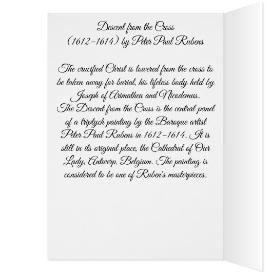 Descente de la Croix (Intérieur (Gauche))