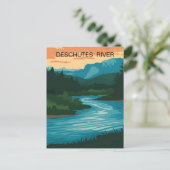 Deschutes River Oregon Briefkaart (Staand voorkant)