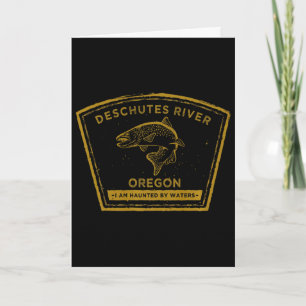 Deschutes Rivier Oregon Premium Fly Fishing Kaart
