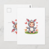Description de la carte postale de dessin animé de (Devant / Derrière)
