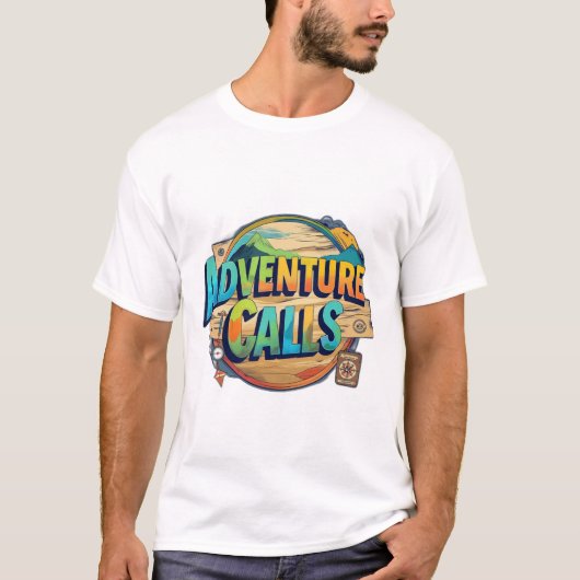 Description des T-shirts "Adventure Call" Concepti (Devant)