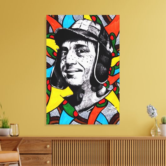 Desenho do Chaves Canvas Afdruk (Insitu (Woonkamer))