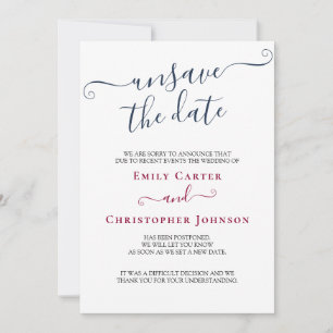 Désenregistrer la carte de mise à jour Mariage Dat