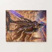 Desert Alien Warrior Puzzle (Horizontal)