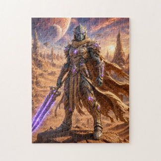 Desert Alien Warrior Puzzle Legpuzzel
