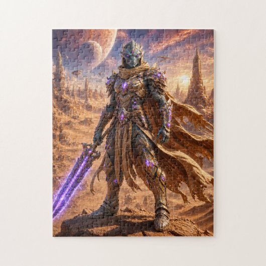 Desert Alien Warrior Puzzle Legpuzzel (Verticaal)