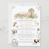 Desert Bachelorette Weekend Itinerary Invitation (Devant)