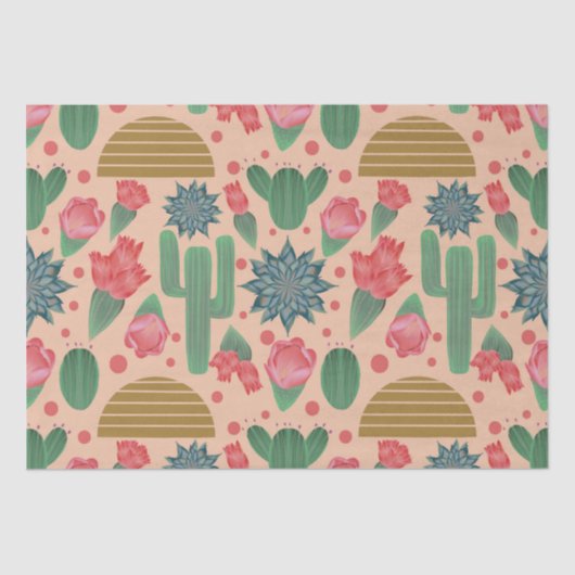 Desert Blush Pink Tissuepapier (Voorkant)