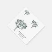 Desert Boho Joshua Tree Persoonlijke familienaam Servet (Hoek)