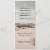 Desert | Boho | Menu Prijs | beleidsnotitie (Achterkant)