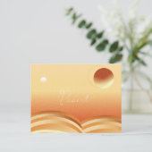 Desert briefkaart (Staand voorkant)