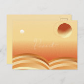 Desert briefkaart (Voorkant / Achterkant)