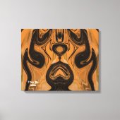 Desert Brown Abstrait sur toile enveloppée Impress (Recto)