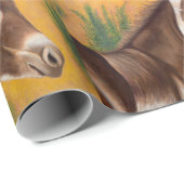 Desert Burro Cadeaupapier (Rol Hoek)