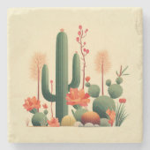 Desert Cacti Onderzetter (Voorkant)
