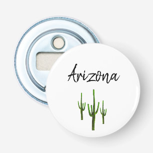 Desert Cactus Arziona Button Flesopener