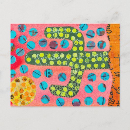 Desert Cactus Briefkaart (Voorkant)