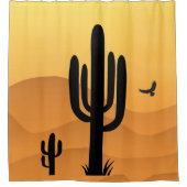 Desert Cactus Design Douche rideau (Devant)
