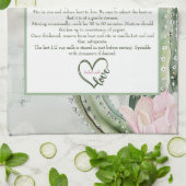 Desert Cactus Family Recipe Keepsake Custom  Theedoek (Gevouwen)