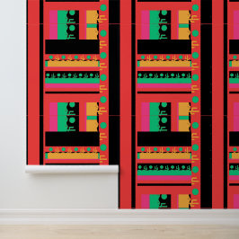 Desert Cactus Geo Directional Mixed Behang