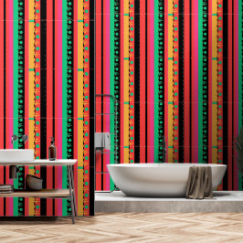 Desert Cactus Geo Vertical Behang