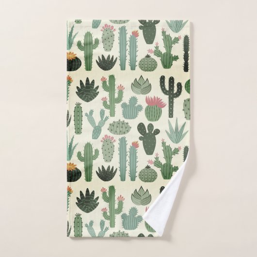 Desert Cactus Handdoek (Handdoek)