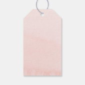 Desert Cactus Hartelijk dank Cadeaulabel (Achterkant)