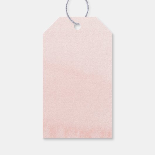 Desert Cactus Hartelijk dank Cadeaulabel (Achterkant)