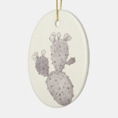 Desert Cactus Keramisch Ornament (Links)