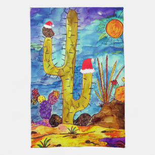 Desert Cactus Owl dans une serviette de cuisine Ca