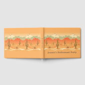 Desert Cactus Paysage Design Livre d'or (Complet)